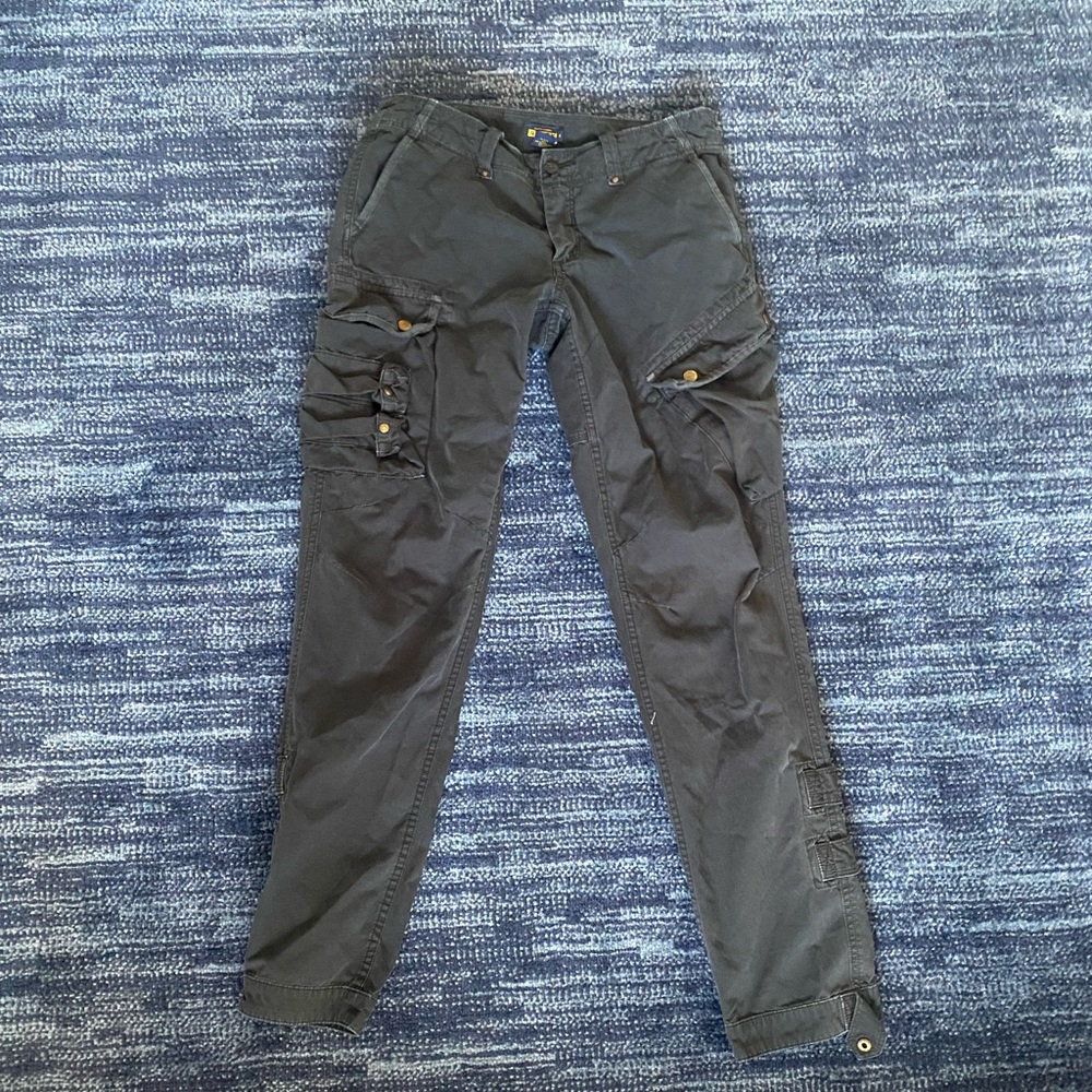 Rugby By Ralph Lauren Dark Grey/Black Cargo Pants Gem